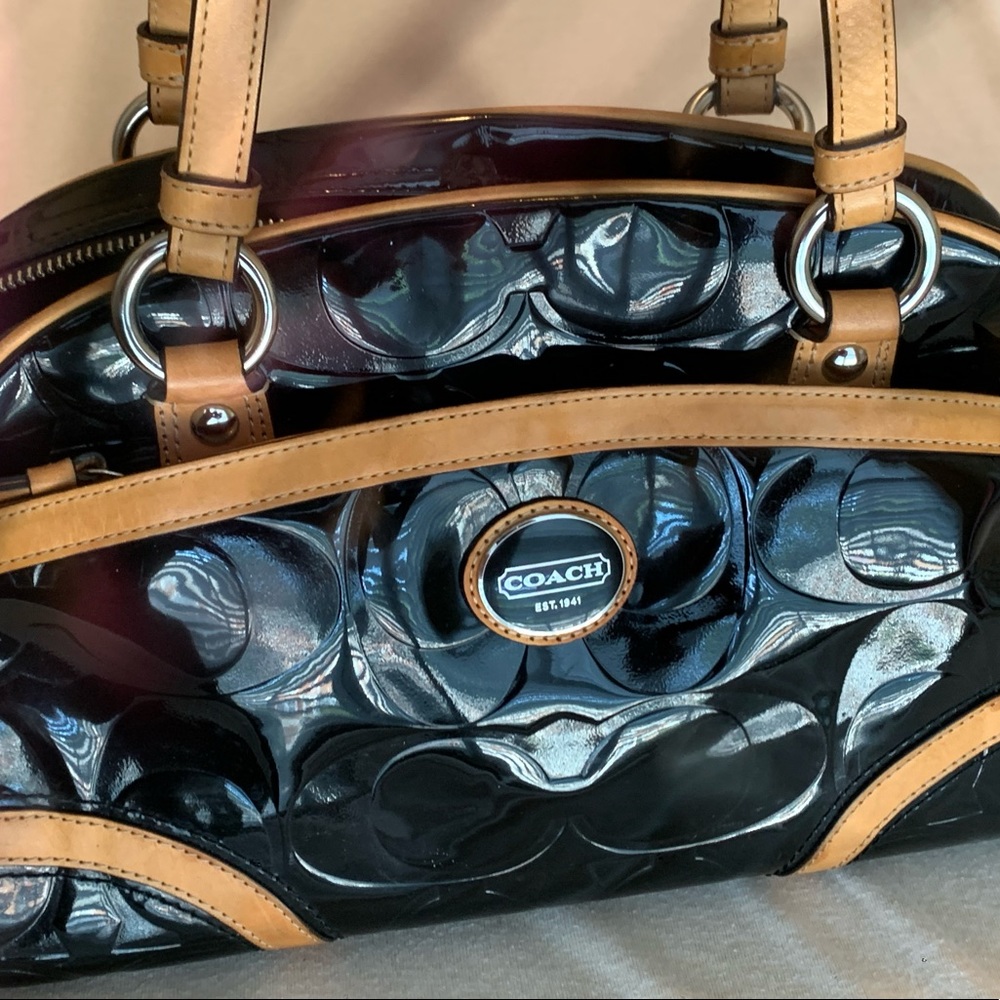 Coach Handbag Peyton Embossed